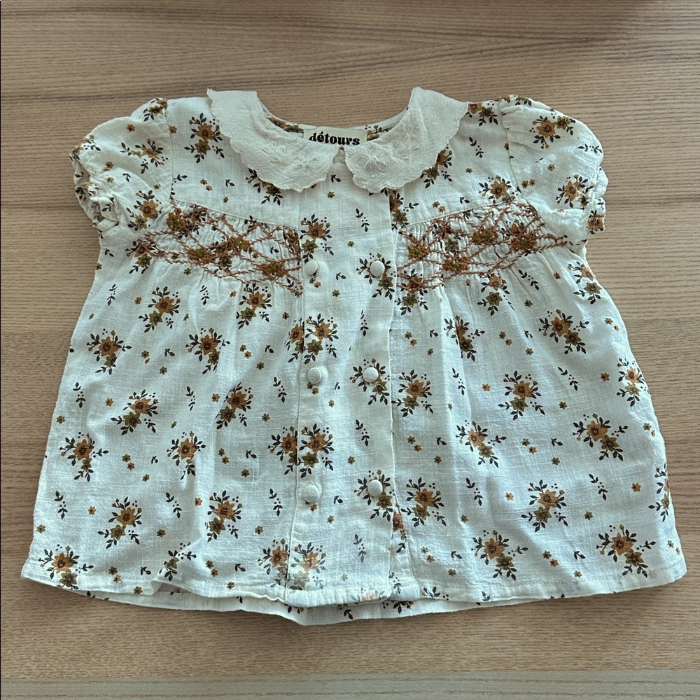 Detours by Laure de Sagazan - Cornflower Shirt - Floral Print
